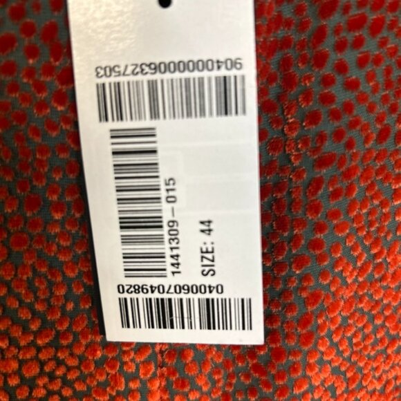 NWT Costarellos russet orange velvet maxi dress sz 44 - Picture 8 of 13